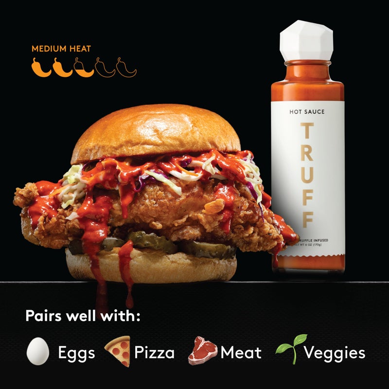 TRUFF Hot Sauce Variety Pack, Gourmet Hot Sauce Set of Original, Hotter and Limited White Edition, Unique Flavor Experiences with Truffle, 3-Bottle Bundle, 3ct 6oz bottles - Image 3